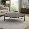 Picture of Coffee table, uptown, black-grey, 123x121x27cm 