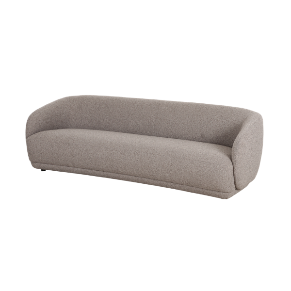 Picture of Boucle 4 seater, boho, grey, 241x97x78cm 