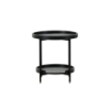 Picture of Coffee table, rey, wood, black, dia.50x52cm 
