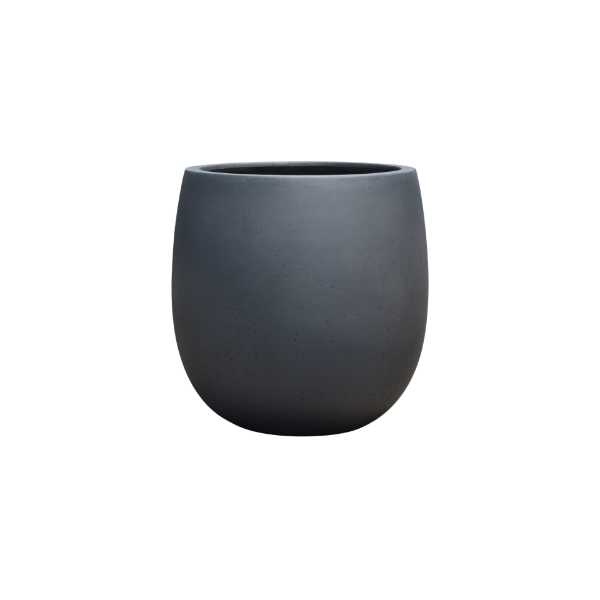 Picture of Vase, ballon, concrete, charcoal, dia.30x30cm 