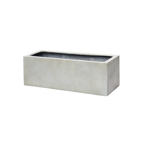 Picture of Vase, box, white, d.60x20x20cm