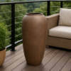 Picture of Vase, high,rusty iron, d.55x112cm