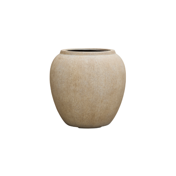Picture of Vase, low, terra antique,  d.55x55cm