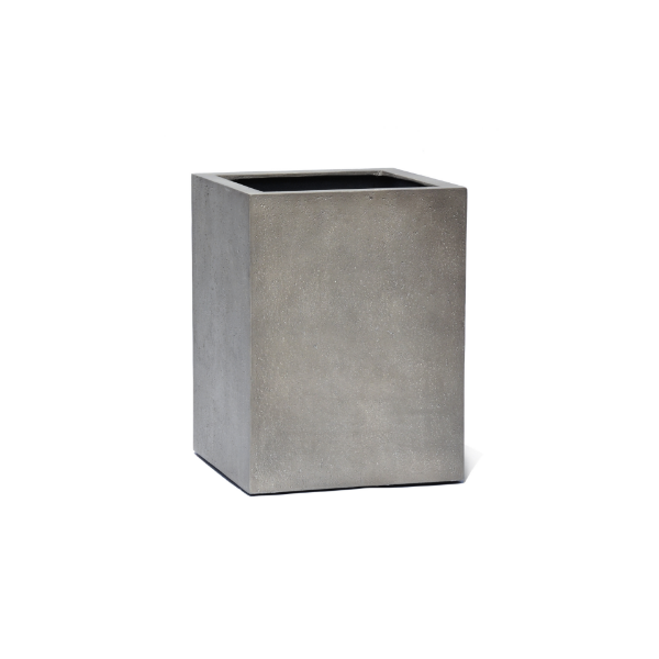 Picture of Vase, mid cube, natural concrete, d.45x45x60cm