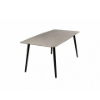 Picture of Dining table, flora, ceramic top, black legs, 140x80x75cm