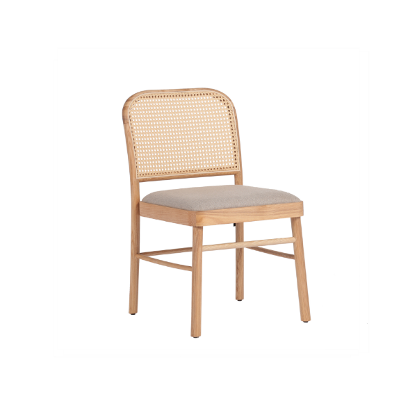 Picture of Chair, altana, cream, cushion grey, 48x51x80cm 