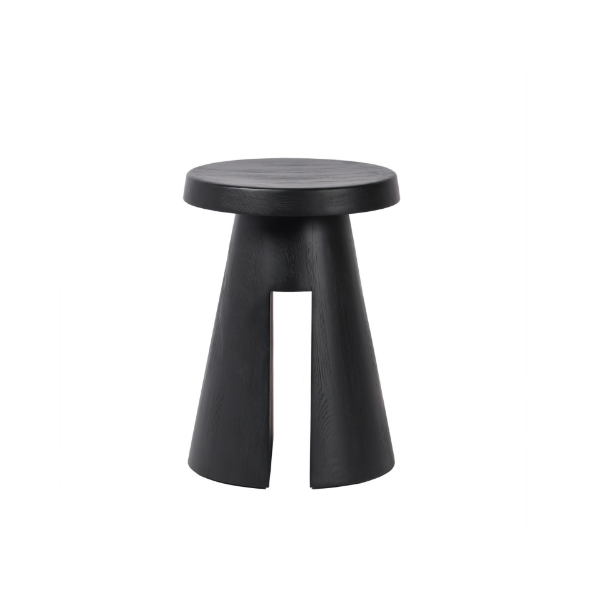 Picture of Coffee table, trip, wood, black, dia.32x44cm 