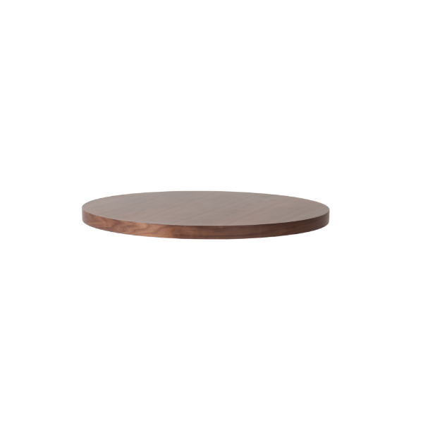 Picture of Table top, oku, round, wood, walnut, dia.60xh4cm 