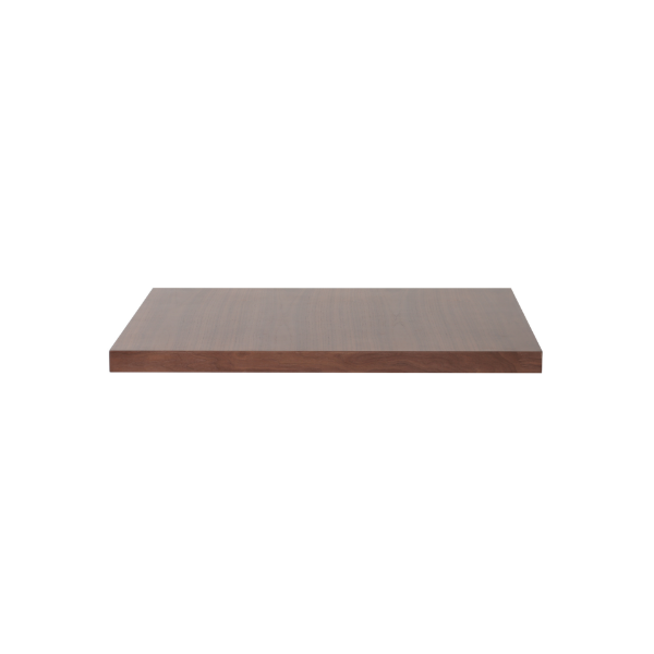 Picture of Table top, oku, square, wood, walnut,  60x60xh4cm 