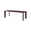 Picture of Dining table, dua, top and legs marble red, frame metal grey, 240x110x76cm
