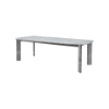 Picture of Dining table, dua, top and legs marble fair white, frame metal grey, 240x110x76cm