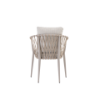 Picture of Chair with armrest, amaya alu, sand, 55x65x80cm 