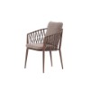 Picture of Chair with armrest, amaya alu, caramel, 55x65x80cm