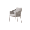 Picture of Chair with armrest, plinto alu, powder, 58x65x80cm