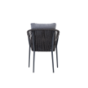 Picture of Chair with armrest, plinto alu, midnight, 58x65x80cm 