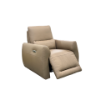 Picture of Armchair with mechanism, cozi, leather, nude, 97x100x101cm 