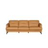 Picture of Modular 3 seater sofa, mina, leather, cinnamon, 234x96x87cm 