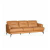 Picture of Modular 3 seater sofa, mina, leather, cinnamon, 234x96x87cm 