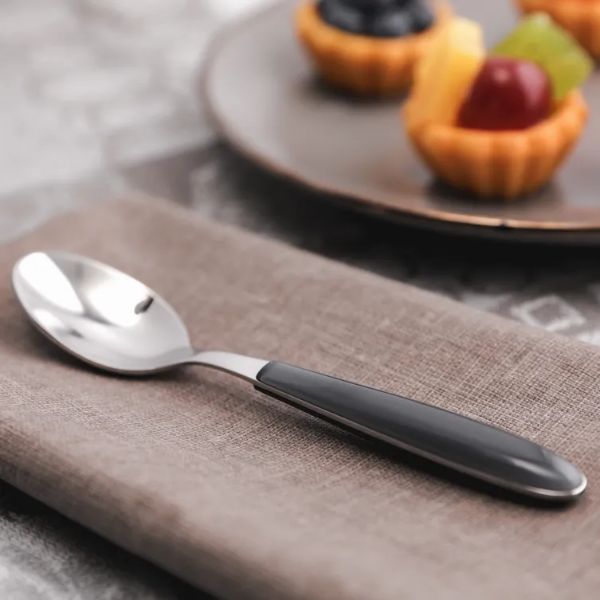 Picture of Coffee spoon, iris, real, grey