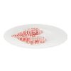 Picture of Pizza plate, i love pizza red ronda, 33 cm