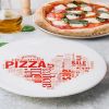 Picture of Pizza plate, i love pizza red ronda, 33 cm