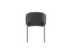 Picture of Chair, greta, upholstered in dark gray fabric, legs in painted metal, 52cm X 55.5cm H. 78.5cm