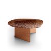 Picture of Coffee table, fold big, bronze hammered glass, 90cm X 90cm H. 35cm