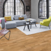 Picture of Parquet flooring, oak soft brown sapwood 3-strip, 5G click, 215 x 2200 x 13.2 mm