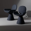 Picture of Chair youpi, bonaldo, dimensions 58x55x82cm, uphlostery must md01