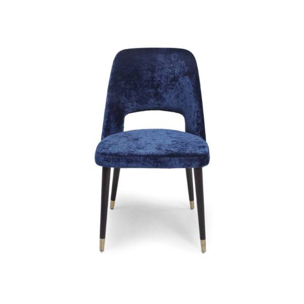 Picture of Chair a-8822 velur, metalic structure, velvet 66 upholstery, blue turquise