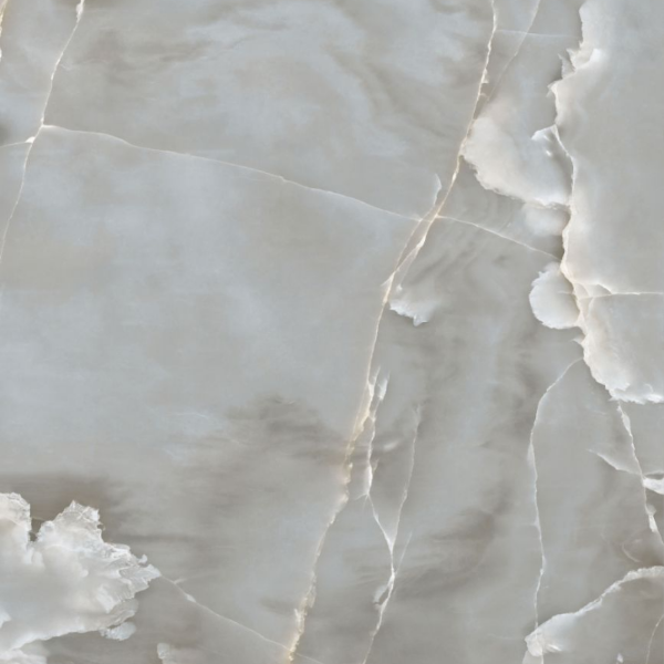 Picture of Floor tile onice grigio, marble effect, glossy,120x260
