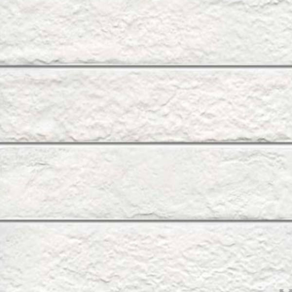 Picture of Floor tile brick blanco, marble effect, glossy, 6x25