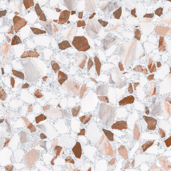 Picture of Floor tile charm pink, marble effect, matt, 60x120