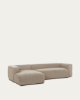 Picture of Divan Blok 4-vendësh me chaise longue në anën e majtë, i veshur me chenille bezhë, 330 cm, FSC Mix Credit