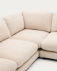 Picture of Divan këndor Gala për 6 persona me chenille bezhë, 300 × 300 cm, FSC Mix Credit