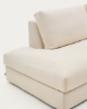 Picture of Divan modular Alea 5-vendësh me chaise longue në anën e djathtë dhe mbulesë të heqshme, i veshur me chenille ecru, 340 cm
