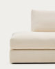 Picture of Divan modular Alea 5-vendësh me chaise longue në anën e djathtë dhe mbulesë të heqshme, i veshur me chenille ecru, 340 cm