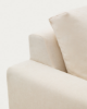 Picture of Divan modular Alea 5-vendësh me chaise longue në anën e majtë dhe mbulesë të heqshme, i veshur me chenille ecru, 340 cm