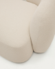 Picture of Divan modular Martina 4-vendësh me chaise longue në anën e majtë, i veshur me chenille ecru, 377 cm