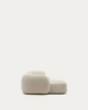Picture of Divan modular Martina 4-vendësh me chaise longue në anën e majtë, i veshur me chenille ecru, 377 cm