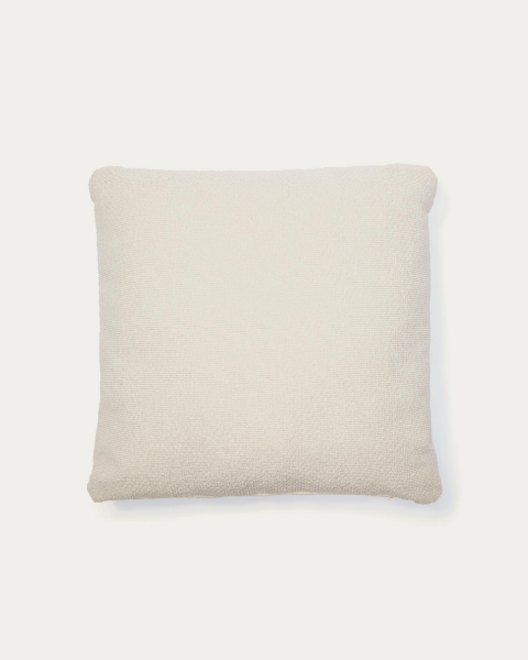 Picture of Jastëk Martina me chenille ecru, 52 × 52 cm