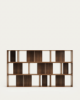 Picture of Set Litto me 9 elemente biblioteke modulare prej furniri arre, 202 × 114 cm