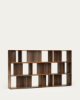 Picture of Set Litto me 9 elemente biblioteke modulare prej furniri arre, 202 × 114 cm