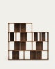 Picture of Set Litto me 9 elemente biblioteke modulare prej furniri arre, 202 × 114 cm