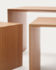 Picture of Set Litto me 3 tavolina fole prej furniri lisi, FSC Mix Credit, 60 × 40 / 51 × 36 / 42 × 31 cm
