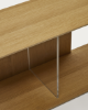 Picture of Set Litto me 9 elemente biblioteke modulare prej furniri lisi, 202 × 114 cm