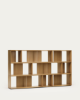 Picture of Set Litto me 9 elemente biblioteke modulare prej furniri lisi, 202 × 114 cm