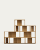 Picture of Set Litto me 9 elemente biblioteke modulare prej furniri lisi, 202 × 114 cm