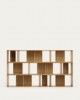 Picture of Set Litto me 9 elemente biblioteke modulare prej furniri lisi, 202 × 114 cm