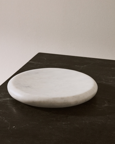 Picture of Tabaka Obena prej mermeri të bardhë, Ø 20 cm